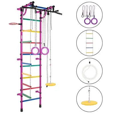 Telovadna, švedska lestev za dom Gamma Plus - vijolična