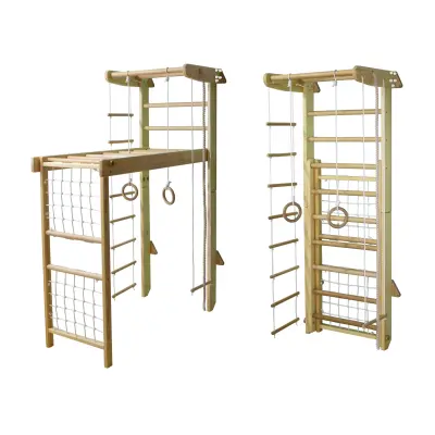 Otroška gimnastična lestev – švedska telovadna lestev za dom in igro Winner wood