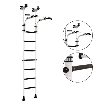 Telovadna, švedska lestev za dom Najstniški razkorak - bela in črna