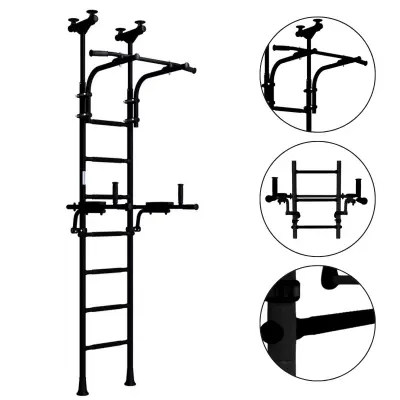 Telovadna, švedska lestev za dom Teenager Plus - elitna črna
