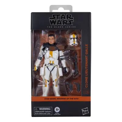 Akcijska figura Star Wars Epizoda III Črna serija Klon poročnik Galle 15 cm