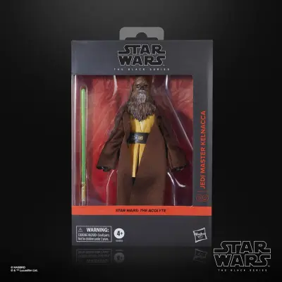 Vojna zvezd: Akcijska figura Acolyte Black Series Jedi mojster Kelnacca 15 cm