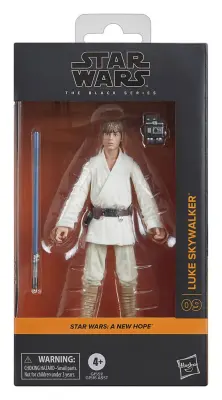 Akcijska figura Vojne zvezd Epizoda IV Črna serija Luke Skywalker 15 cm