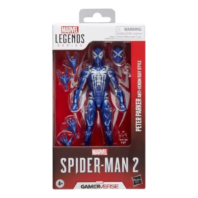 Akcijska figura Spider-Man 2 Marvel Legends Gamerverse Peter Parker (v stilu obleke proti Venomu)