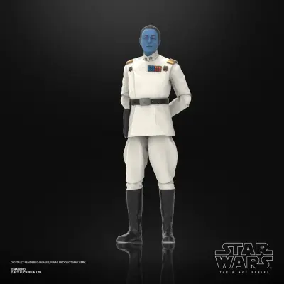Vojna zvezd: Akcijska figura Ahsoka Black Series Grand Admiral Thrawn 15 cm