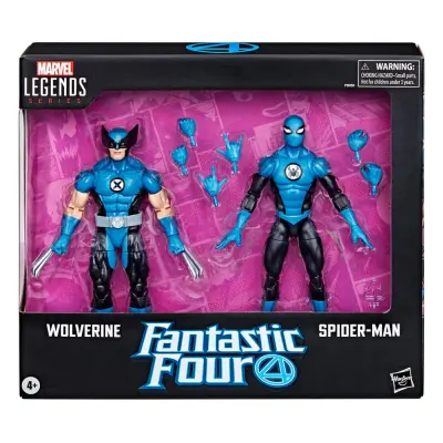 Fantastični štirje Marvel Legends Akcijska figura 2-paket Wolverine in Spider-Man 15 cm