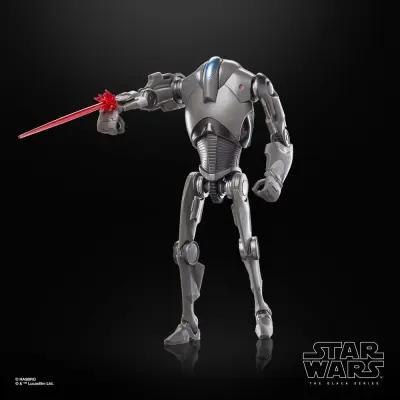 Akcijska figura Star Wars Epizoda II Črna serija Super Battle Droid 15 cm