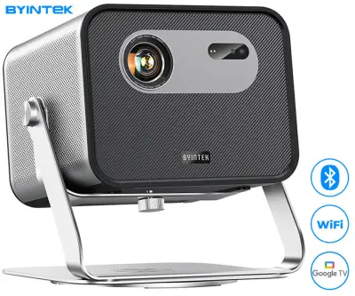 Prenosni LED DLP projektor BYINTEK UFO R90 MAX, GoogleTV, 4K UHD, daljinec