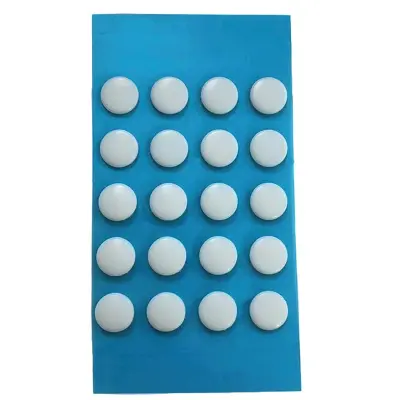 Združljivo z Logitech: Premium nadomestne nogice za miško, 7 mm, 20 kosov White