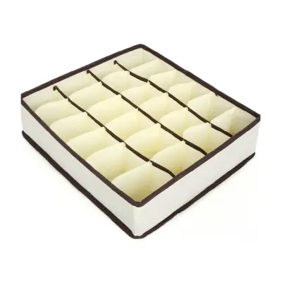 Komplet 2 organizatorjev predalov - zložljive škatle za shranjevanje