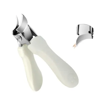 Široka Čeljust Kotni Ščipalec za Nohte - Nerjaveče Klešče za Vraščene Nohte White