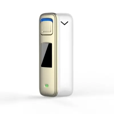 Prenosni merilnik alkohola s polnjenjem Type-C za hitro testiranje White+Gold