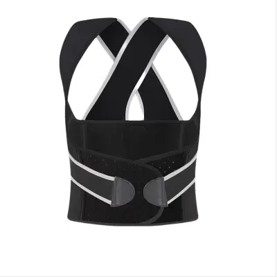Korektor drže za moške in ženske - Podpora za hrbet Black L