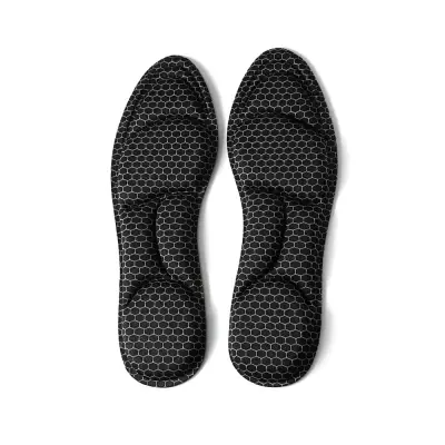 4D Grafenski Antibakterijski Vložki - Zračni, Mehki, Blažilni Udobje Black 40-46