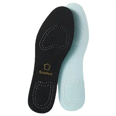 Črni usnjeni vložki - pravo usnje in lateks za udobje in zračnost  39-40