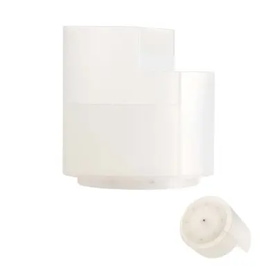 360-stopinjski vrtljiv organizator za čopiče in pisala - namizni shranjevalnik Transparent+White