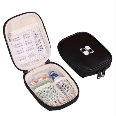 Mini Prenosna Potovalna Torba za Zdravila - Organizator Kompletov Prve Pomoči