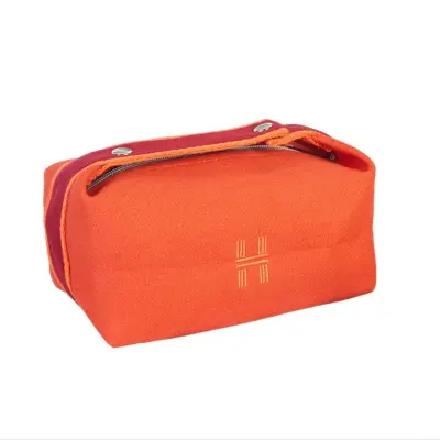 Prenosna vrhunska torbica za ličila - organizator toaletnih potrebščin velike kapacitete Orange