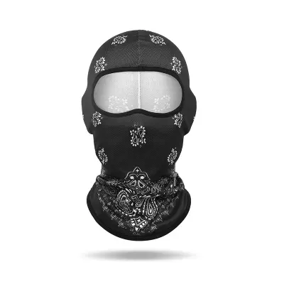 Potiskana mrežasta balaklava Podloga za motoristično čelado - Zračna in zračna