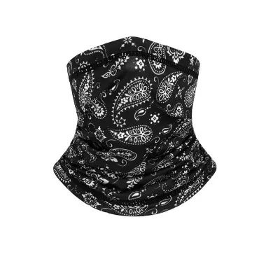 2-Pack motoristična maska za obraz: zračna, mehka in vsestranska gamaša za vrat Black