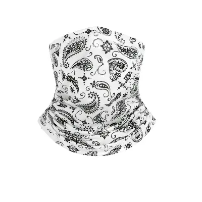 2-Pack motoristična maska za obraz: zračna, mehka in vsestranska gamaša za vrat White