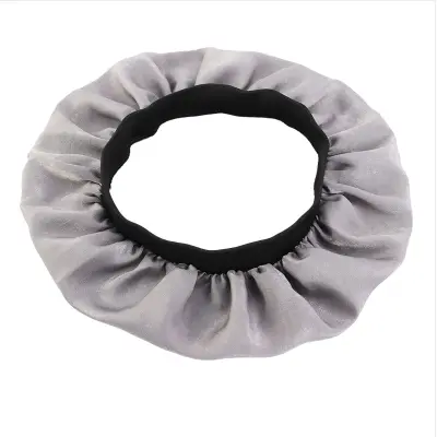 Mehka spalna kapa za dolge lase - udobna nočna kapa Grey