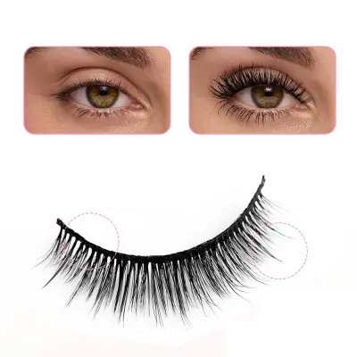 Naravne 3D umetne trepalnice iz norka - 12 parov, udobne in ponovno uporabne