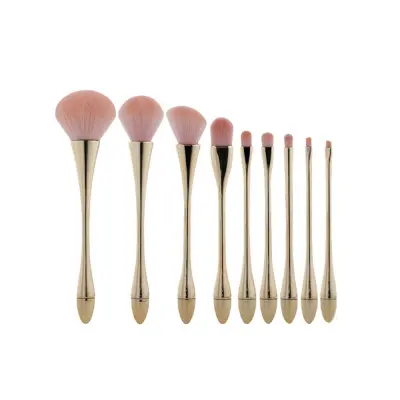 Komplet čopičev za ličenje Champagne Gold - 10 kosov profesionalnih čopičev