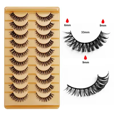 5D Volume Fluffy Set umetnih trepalnic - dosezite dramatične, ponovno uporabne trepalnice