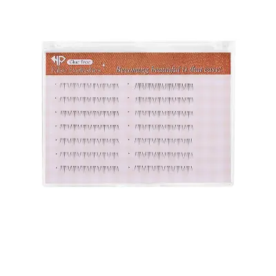 Spodnje umetne trepalnice 6D naravnega videza brez lepila