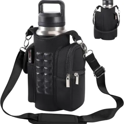 Magnetno držalo za steklenico za šport na prostem - Izoliran neoprenski tulec