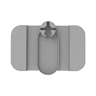 Siva podloga za držalo za skodelico za naslonjalo kavča - silikonski pladenj