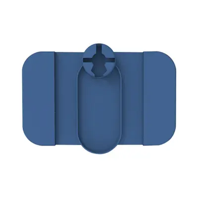 Blue Silikonski Pladenj za Držalo za Skodelico na Naslonjalu Kavča - Odporen na Razlitje