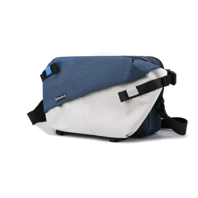 Modra Najlonska Moška Torba za čez Ramo - Vodoodporna Casual Torba