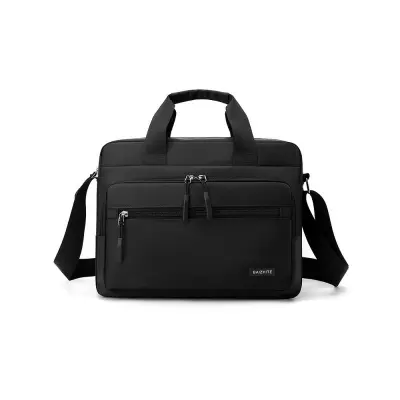 Vsestranska torbica iz najlona Oxford: velika torba za poslovno in vsakdanjo uporabo Black