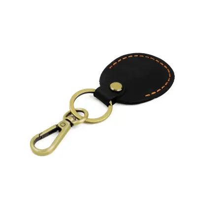 Univerzalni usnjeni obesek za ključe, združljiv z zaščitnim etuijem AirTag