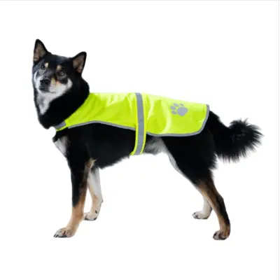 Odsevni varnostni jopič za hišne ljubljenčke - Visoka vidljivost, proti izgubi Green L