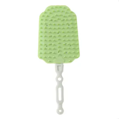 Nežna krtača za nego hišnih ljubljenčkov za odstranjevanje plavajoče dlake Green