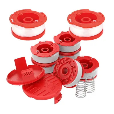 Komplet tuljav za obrezovalnik - 8 tuljav, 2 pokrovčka, 2 vzmeti - Združljivo s Craftsman Weedwacker