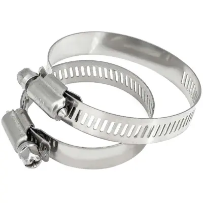 10-delni komplet objemk za cevi iz nerjavečega jekla 304, ameriški stil, 0-100 mm