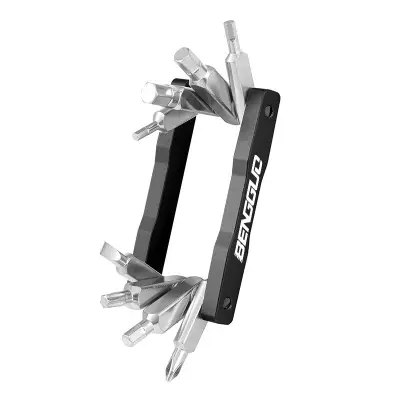 Kompakten komplet orodja za popravilo koles iz legiranega jekla - Prenosno večnamensko orodje