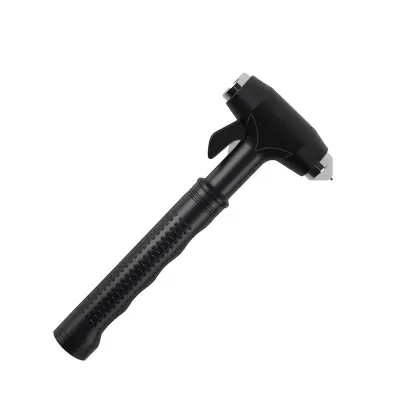 Avtomobilsko varnostno kladivo s konico iz volframovega jekla - orodje za pobeg v sili Black