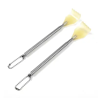 Teleskopski pripomoček za praskanje hrbta - podaljšek iz nerjavečega jekla