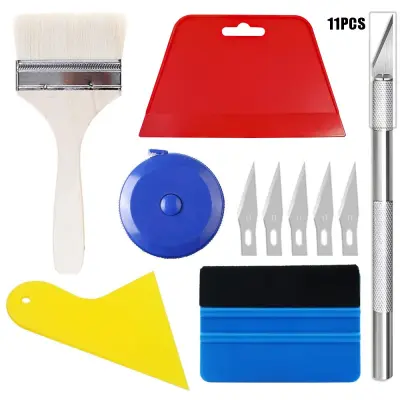 11-delni komplet orodij za avtomobilsko folijo - nanos vinila, zatemnitev oken