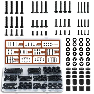 92-delni komplet vijakov za pritrditev televizorja na steno – univerzalni M4 M5 M8