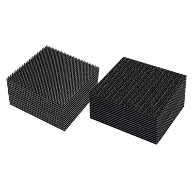 Črna Kvadratna Samolepilna Velcro Trak 50x50mm - 20 Parov