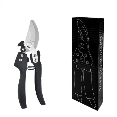 Škarje za obrezovanje - vrtne škarje iz nerjavečega jekla za obrezovanje vej Black