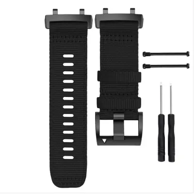 Združljiv najlonski pašček za uro Amazfit T-Rex 2 - udoben, odporen na znoj Black