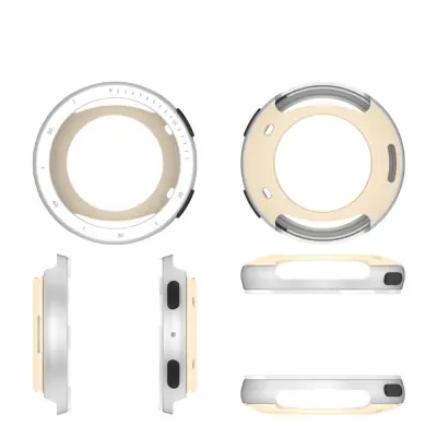 Združljiv kovinski zaščitni ovitek za pametno uro Huami Amazfit Active 2R Silver