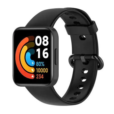 Eleganten TPU pašček za Xiaomi Redmi Watch 2 Black